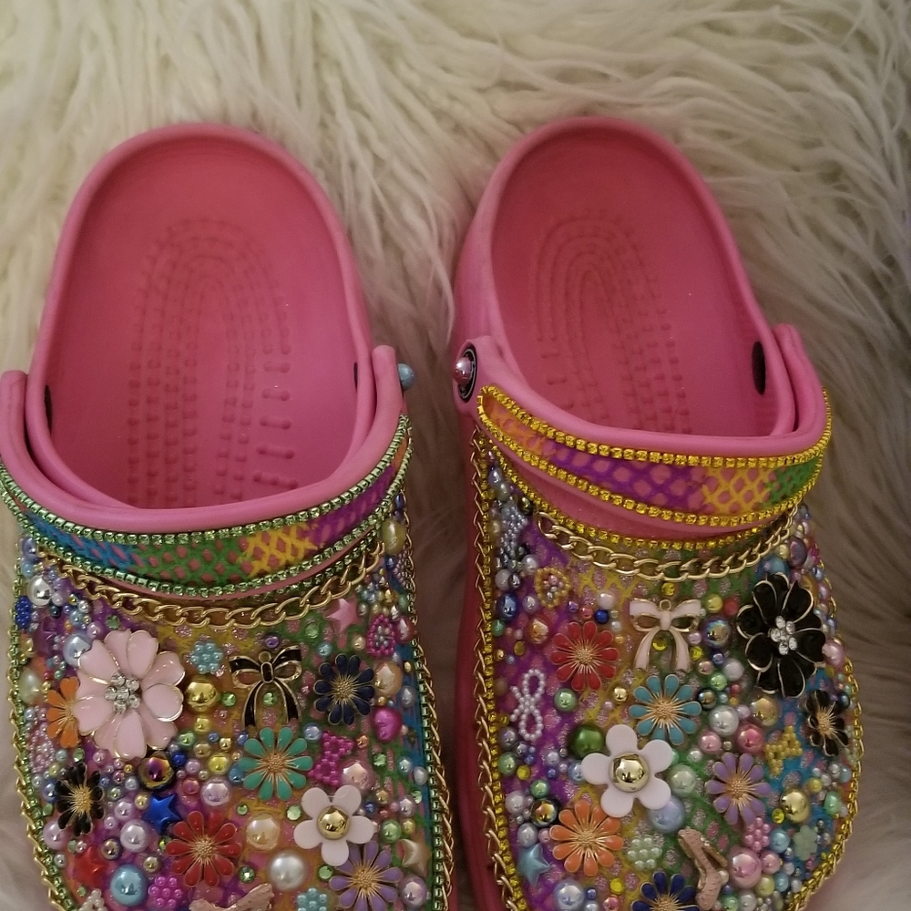 Womens Used Customized Crocs